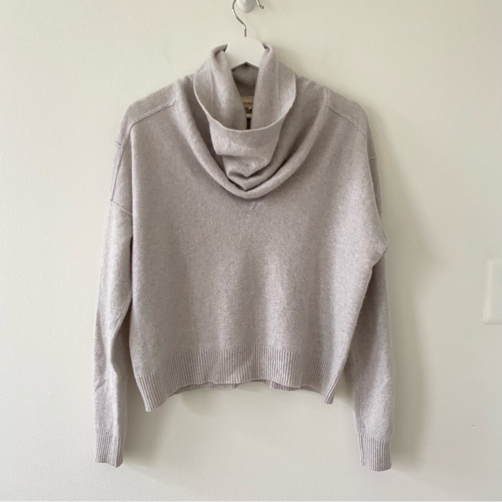 Inhabit Women’s Cowl Neck 100% Cashmere Sweater